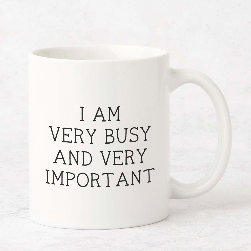 I am very busy and very important Mug