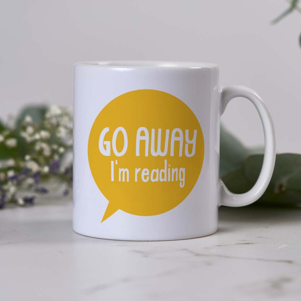 Go away I'm reading Mug