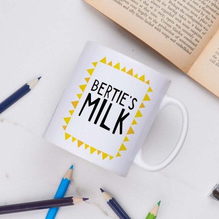 Personalised Milk Mug