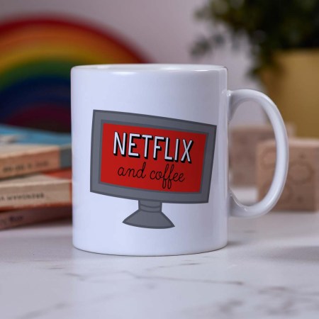 Netflix and Coffee Mug