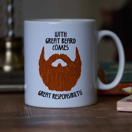 With great beard comes great responsibility Mug - Ginger