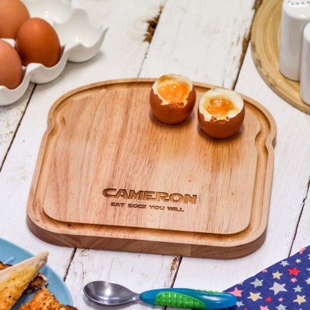 Personalised Breakfast Egg Board - Eat eggs you will
