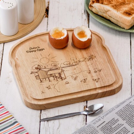 Personalised Breakfast Egg Board - Easter