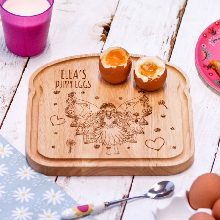 Personalised Breakfast Egg Board - Fairy