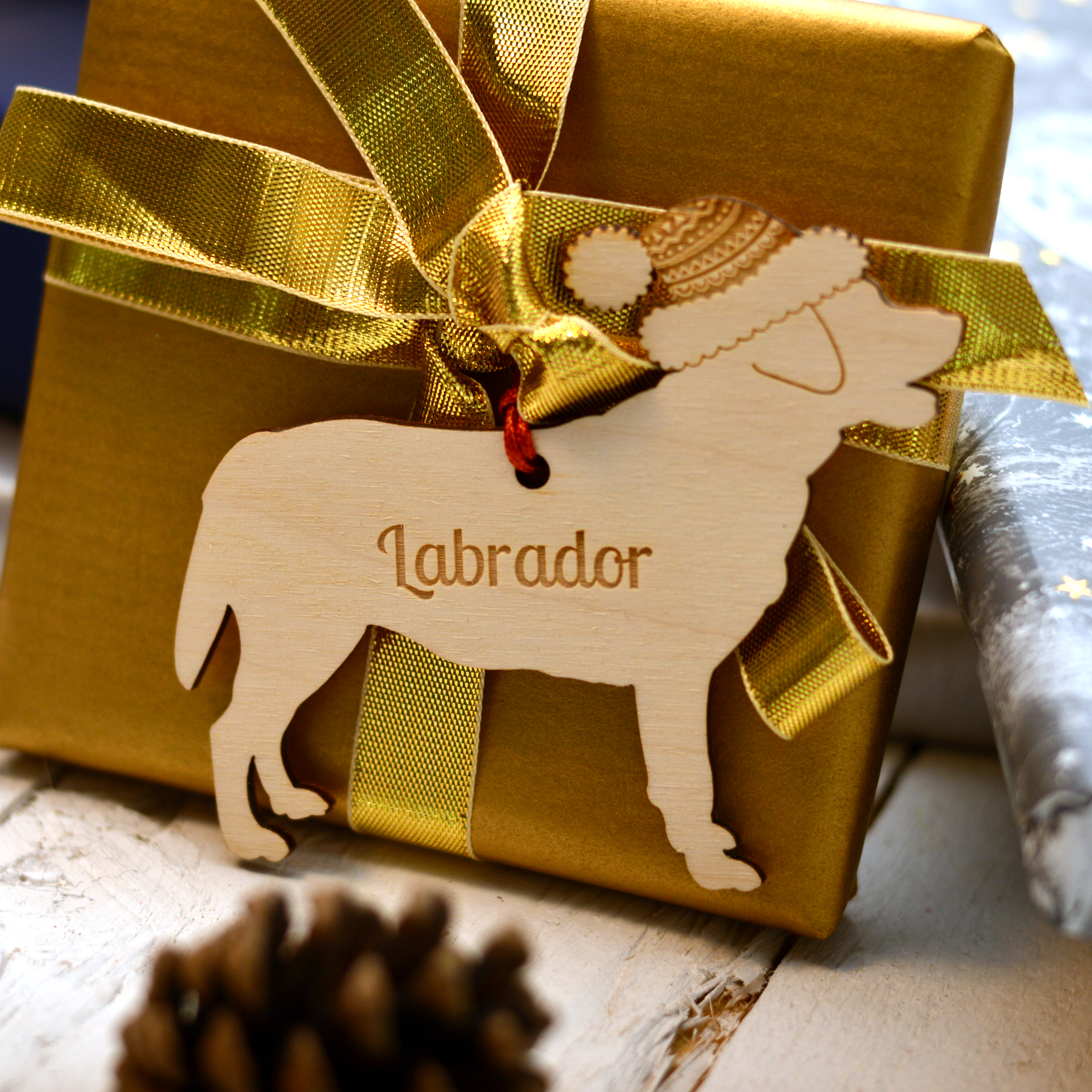 Personalised Labrador Decoration
