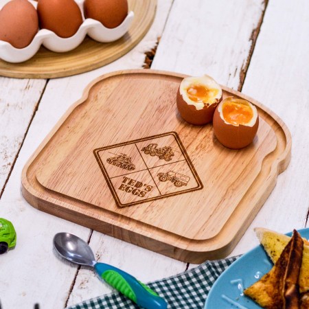 Personalised Breakfast Egg Board - Army Logo