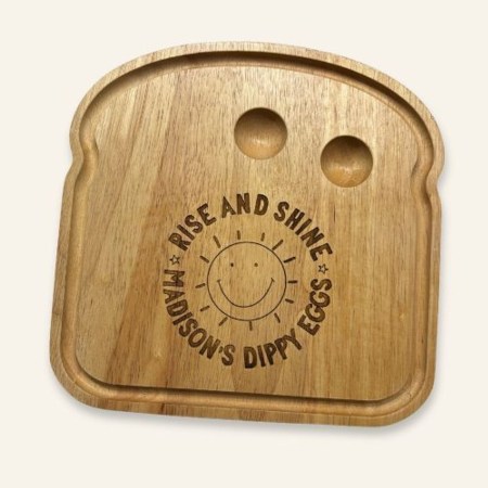 Personalised Breakfast Egg Board - Sunshine