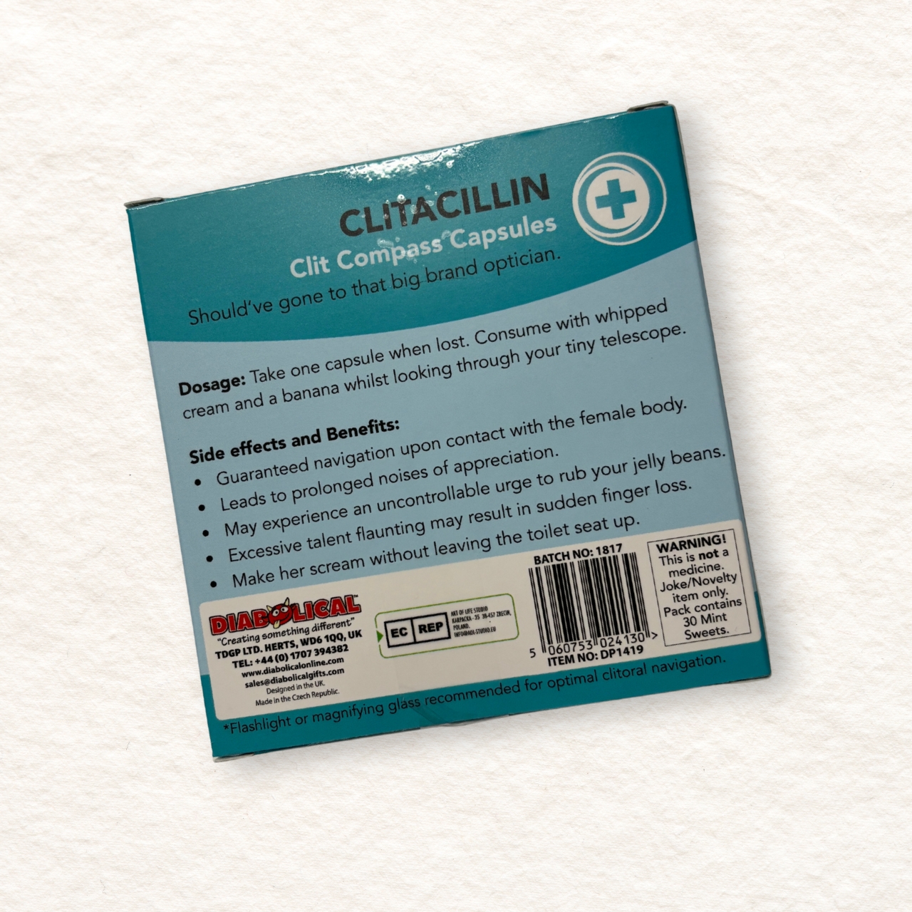Clitacillin Candy Mints Christmas Stocking Fillers - Image 2