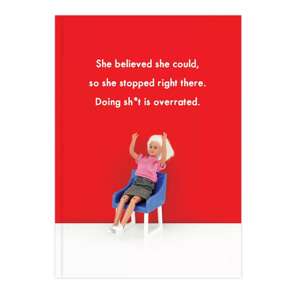 Funny A5 Notebook She Believed