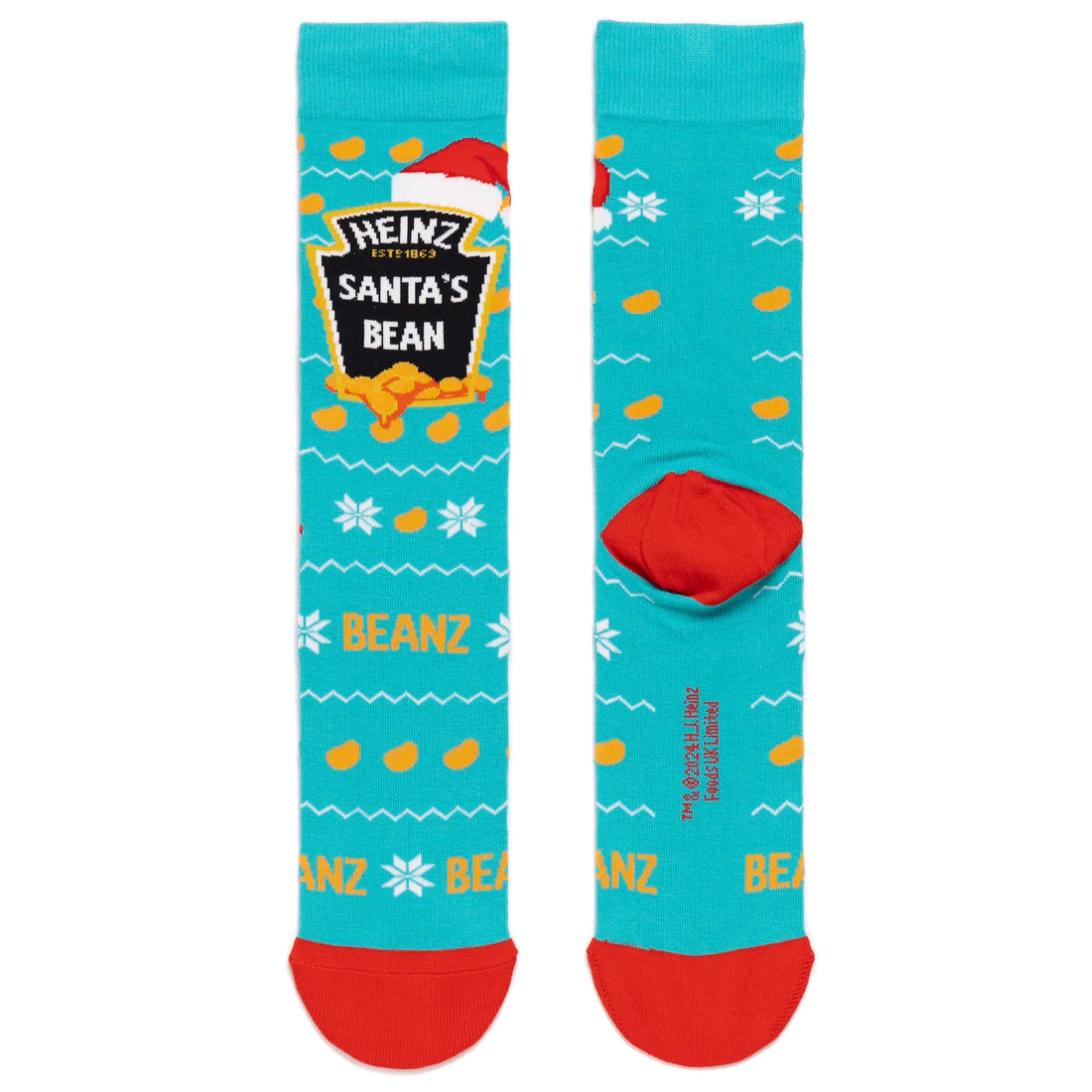 Heinz Baked Beans 'Santa's Bean' Adult Socks