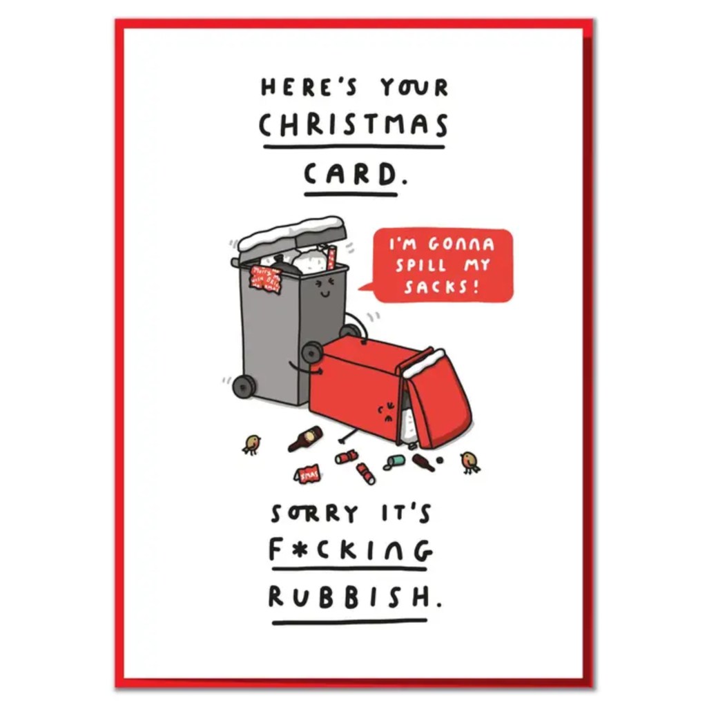 Here's Your Christmas Card Sorry It's F*cking Rubbish Christmas Card