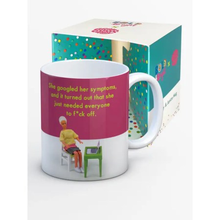 Rude Boxed Funny Mug - Googled Symptoms