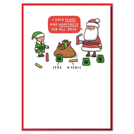 Legend Bellend Funny Christmas Card