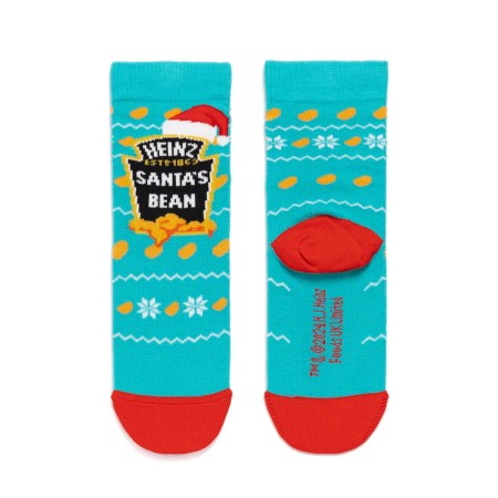 Heinz Baked Beans 'Santa's Bean' Kids' Socks