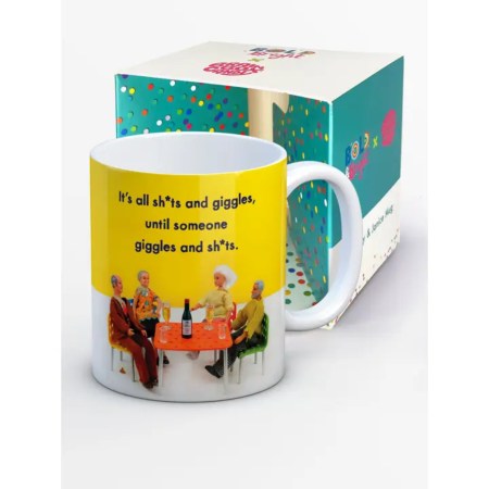 Rude Boxed Funny Mug - Shits and Giggles