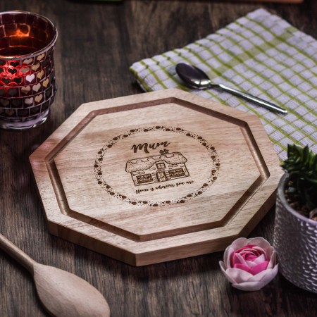 Personalised Home is wherever you are (rose) board