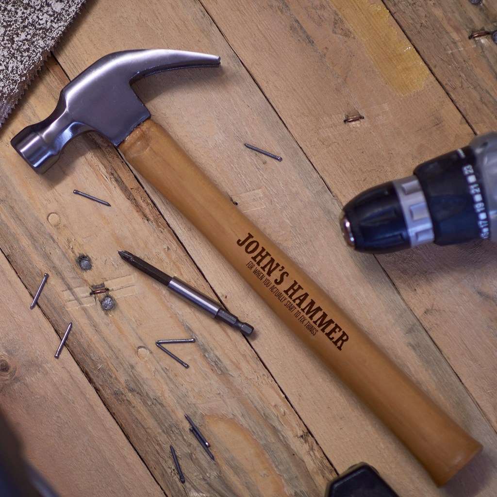 Personalised Hammer - Extra text