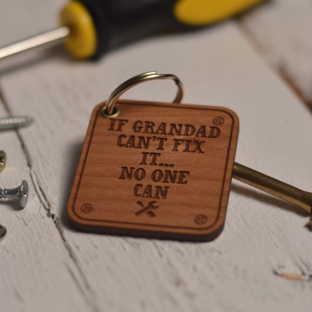 Personalised Fix It Keyring