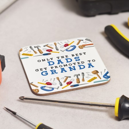 Personalised Only the best (Tools) Coaster