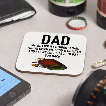 Personalised Student Loan Coaster