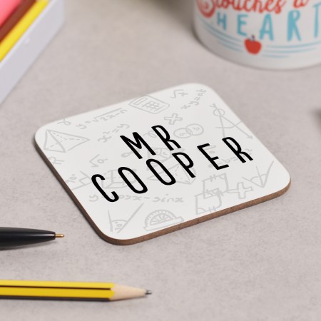 Personalised Maths Coaster