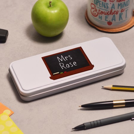 Personalised Blackboard Pencil Tin