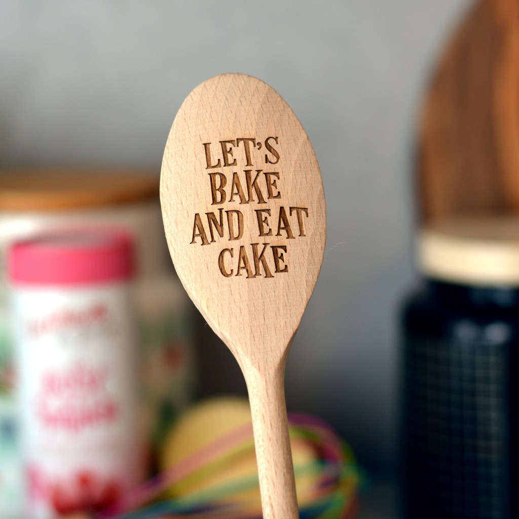 Spoon Text Personalised Wooden Spoon Text Style 4 - The Crafty Giraffe
