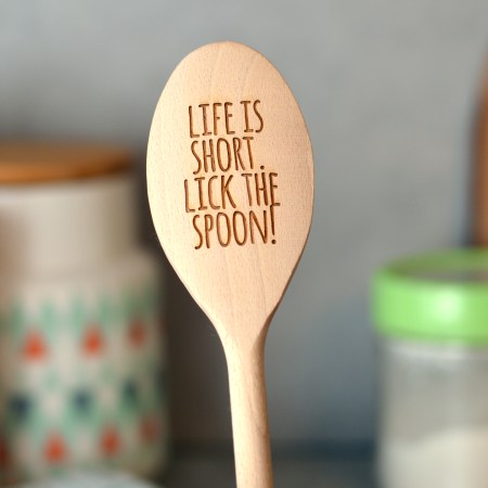 Personalised Wooden Spoon Text Style 5