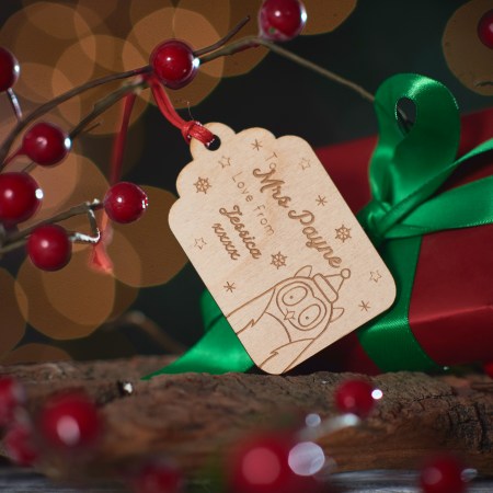 Personalised Owl Present Gift Tag
