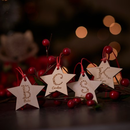 Personalised Starry Letter Star Tag