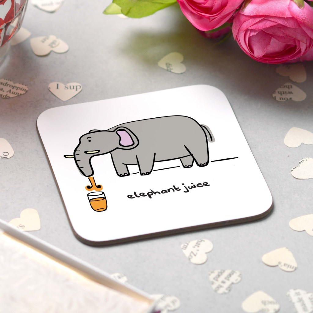 Elephant Juice Coaster