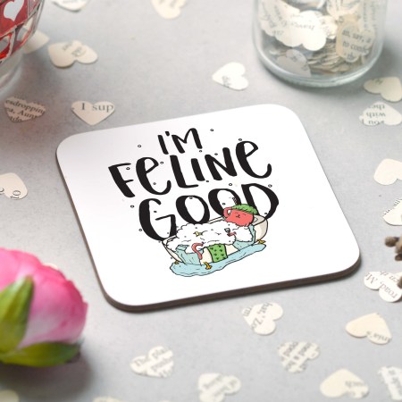 I'm feline good Coaster