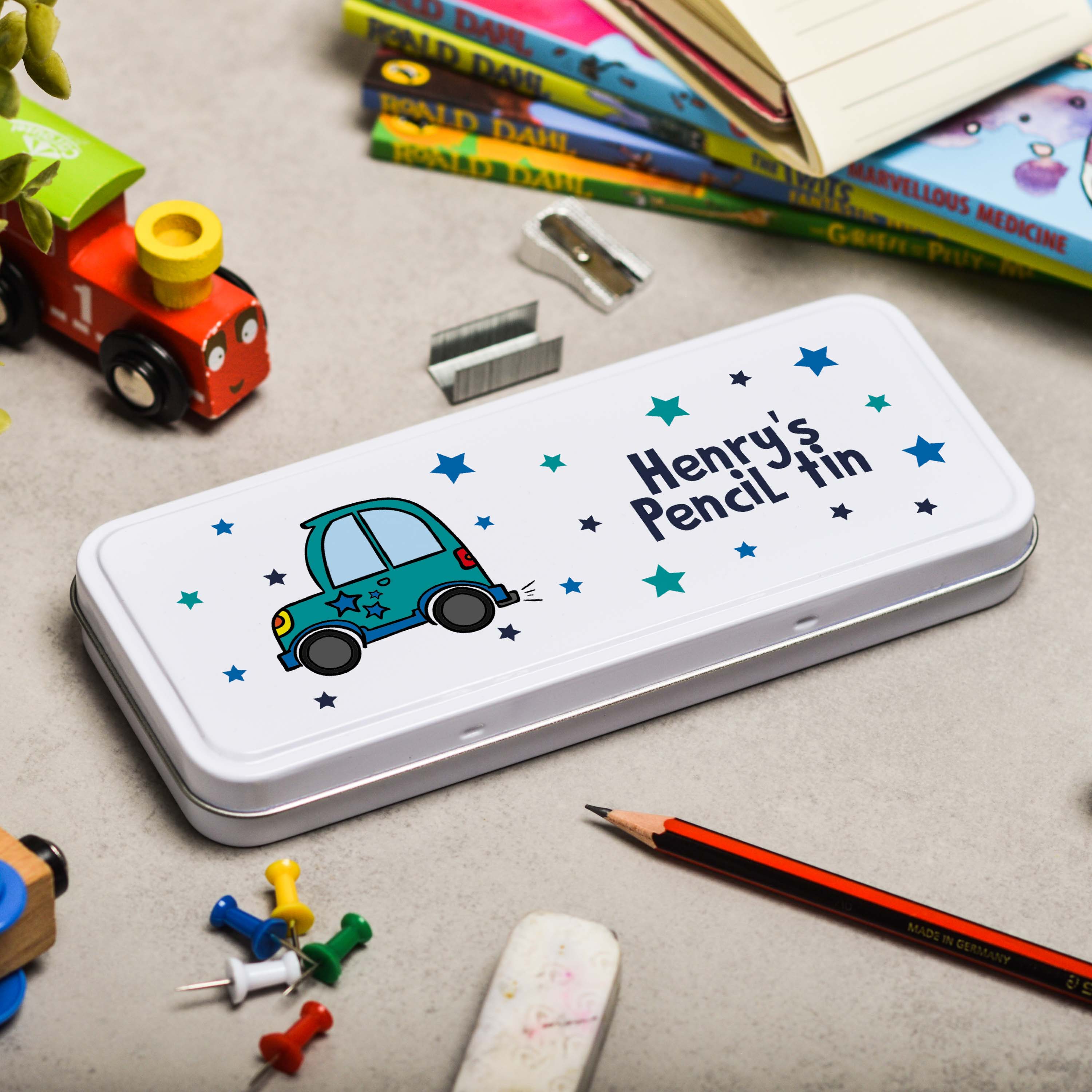 Personalised Car Pencil Tin