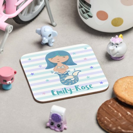 Personalised Mermaid Coaster