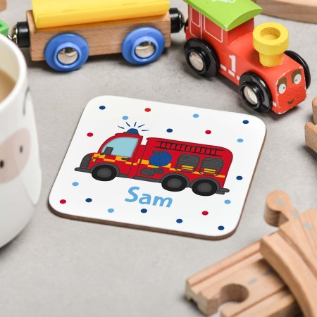 Personalised Fire Engine Coaster