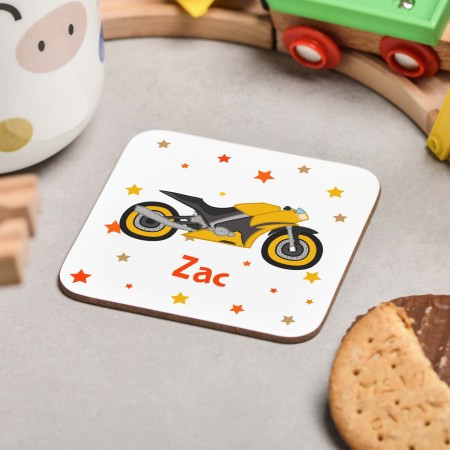 Personalised Motorbike Coaster