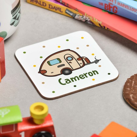 Personalised Caravan Coaster