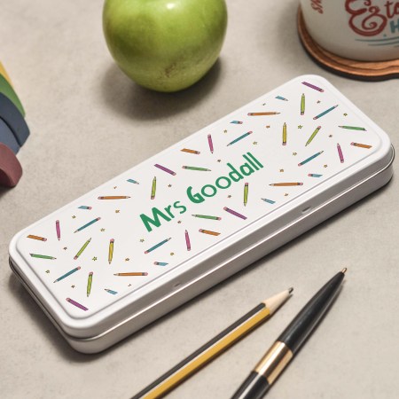 Personalised Pencil Pencil Tin