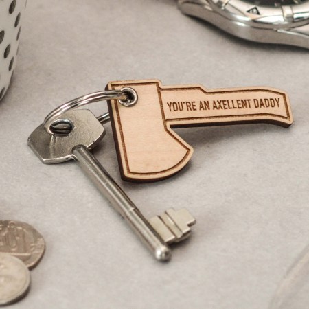 Personalised Axe Keyring