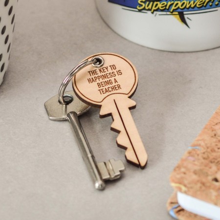 Personalised Key Teacher Keyring