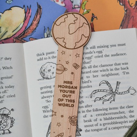 Personalised You're out of this world Bookmark