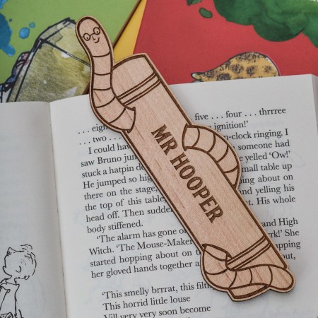 Personalised Bookworm Bookmark