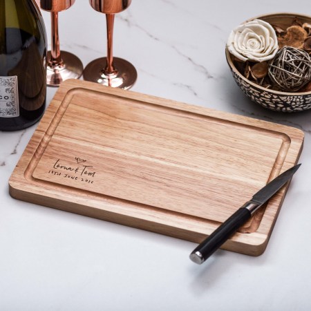 Personalised Couples Wedding Date Board