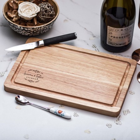 Personalised Botanic Couples Board