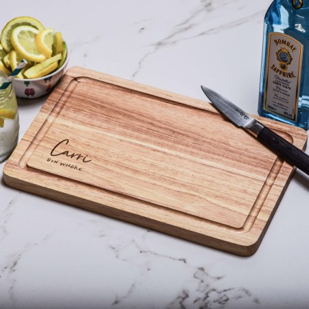 Personalised Gin Whore Board