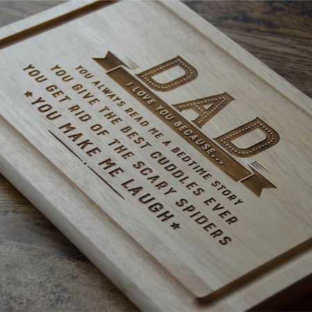 Personalised I love you because Board