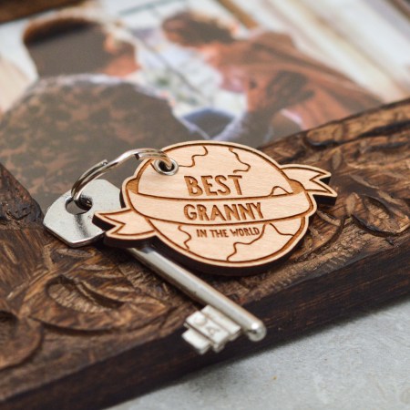 Personalised Best in the World Keyring