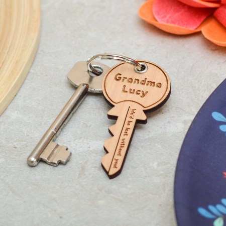 Personalised We'd be lost without you Key Keyring