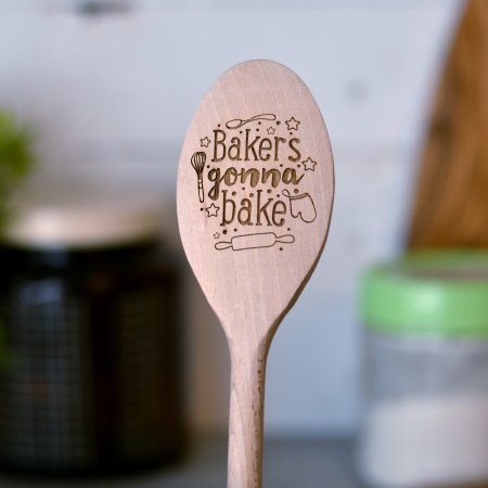 Bakers gonna bake wooden spoon