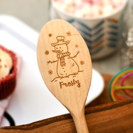 Personalised Snowman Spoon